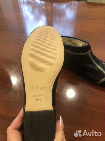 Сапожки для девочки Dior