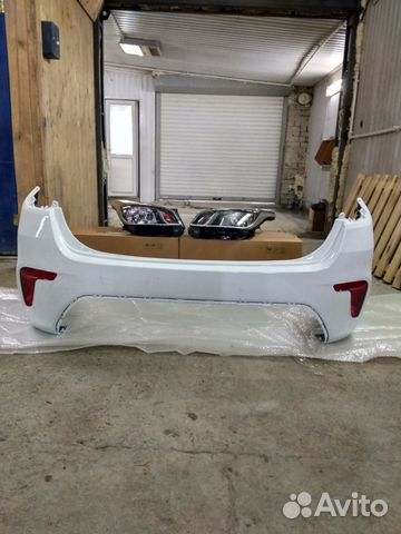 Бампер задний Киа Рио 4/Kia Rio 2017