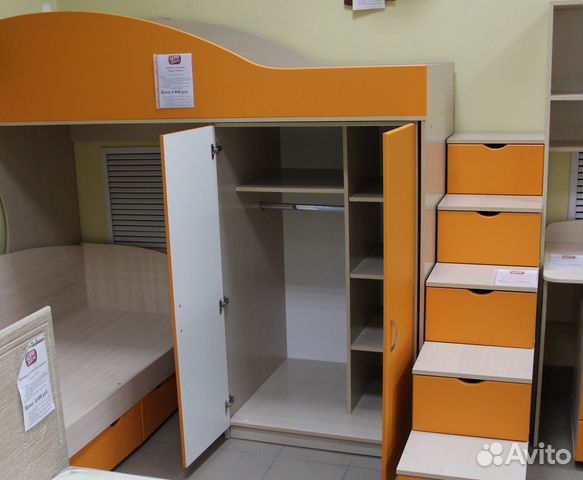 Шкаф для одежды низкий 