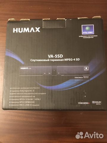 Спутниковая ресивер НТВ плюс humax VA-5SD