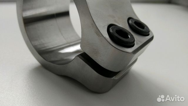 Хомут рулевой усиленный (сталь, алюминий Д16т) Хомут рулевой усиленный (сталь, алюминий Д16т)