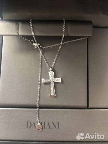 Колье крест Damiani оригинал Колье крест Damiani оригинал