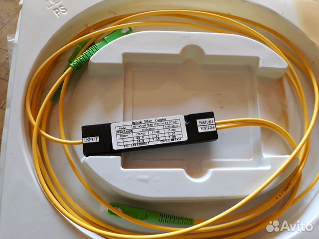 Оптический делитель 1x2 optical fiber coupler