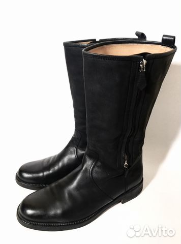 Сапоги Hermes, размер 43,5. Чёрные. Оригинал