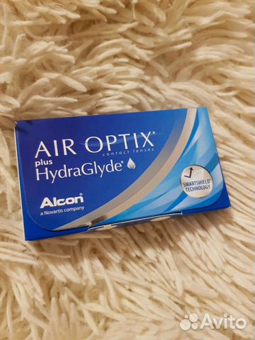 Контактные линзы. Air optix plus hydraglyde. -6.5