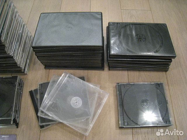 Коробки для дисков CD DVD б.у Коробки для дисков CD DVD б.у