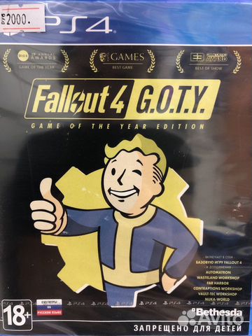 Fallout 4 G.O.T.Y PS4 новый Fallout 4 G.O.T.Y PS4 новый