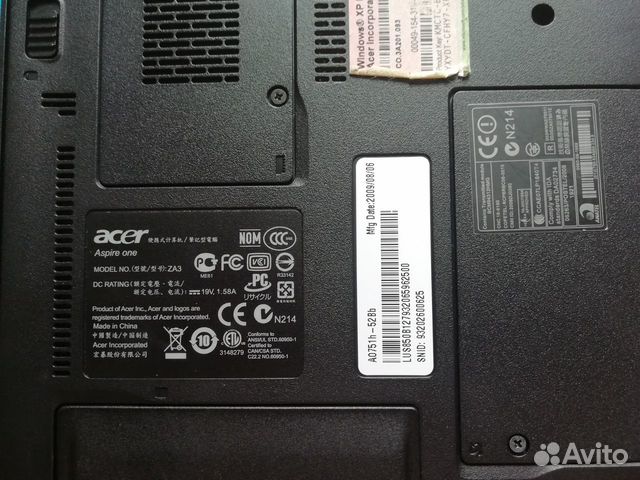 Acer Aspire One A0751h-52Bb