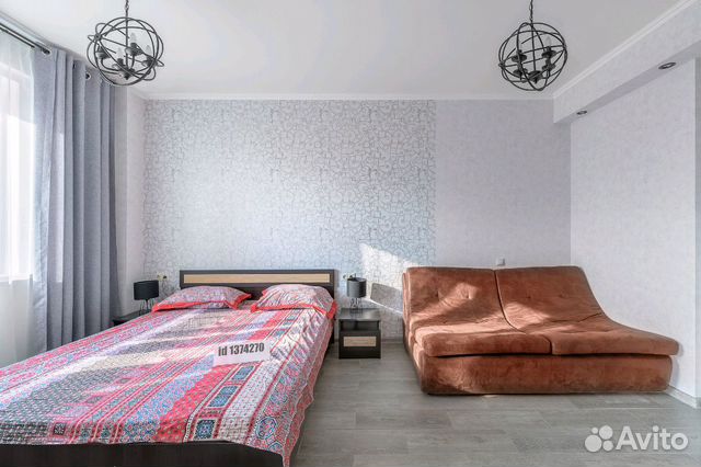 

1-к. квартира, 57 м², 2 кровати