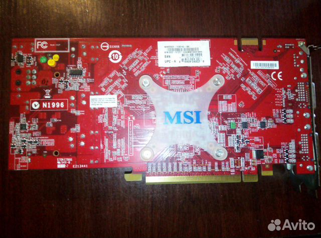 Видеокарта MSI N9600gt 1gb 256 bit