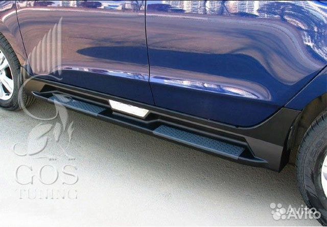 Пороги подножки OEM на Hyundai IX35 / Tucson Пороги подножки OEM на Hyundai IX35 / Tucson