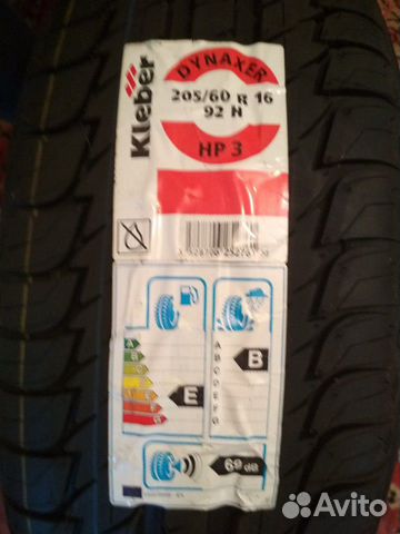 Шины летние Kleber Dynaxer HP3 205/60/R16 92H Новы