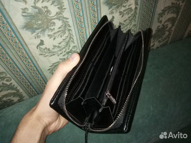 Кожаное портмоне, клатч, кошелек Armani, новый