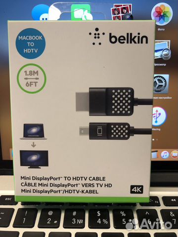 Кабель Belkin Mini DisplayPort to hdmi новый