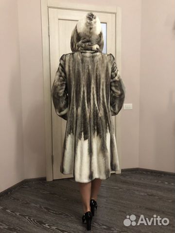 Шуба из стриженной норки