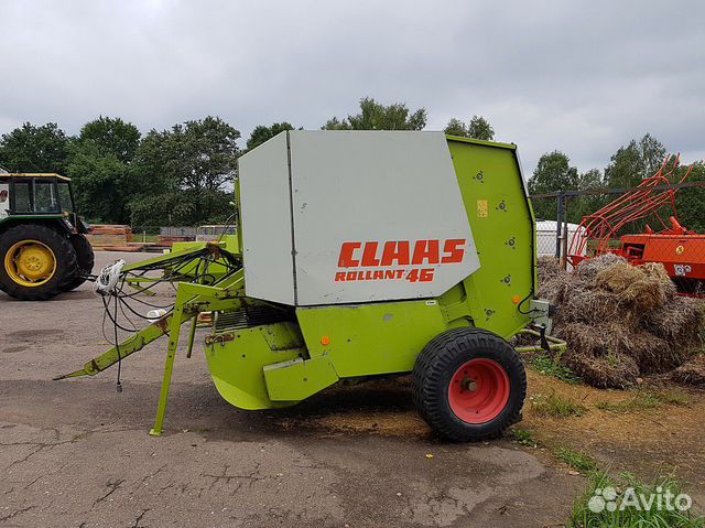 Пресс подборщик рулонный claas rollant 46