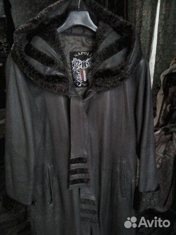 Плащ кожаный, б/у, отлично. сост, р48-50-52 Плащ кожаный, б/у, отлично. сост, р48-50-52