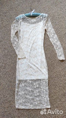 Платье гипюровое