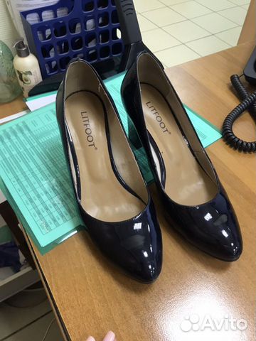 Туфельки синие