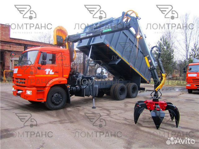 Ломовоз. Аренда ломовоза. Вывоз черного лома