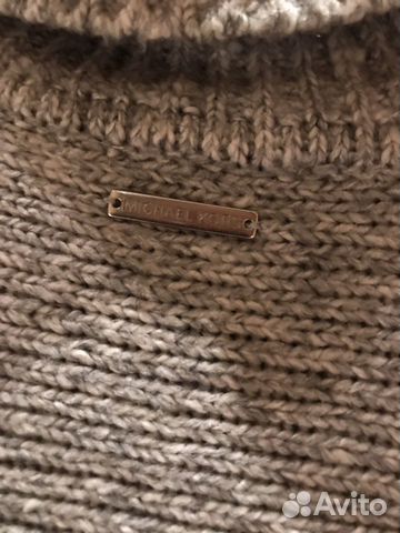 Michael Kors. Тёплая накидка хлопок/шерсть. Оригин