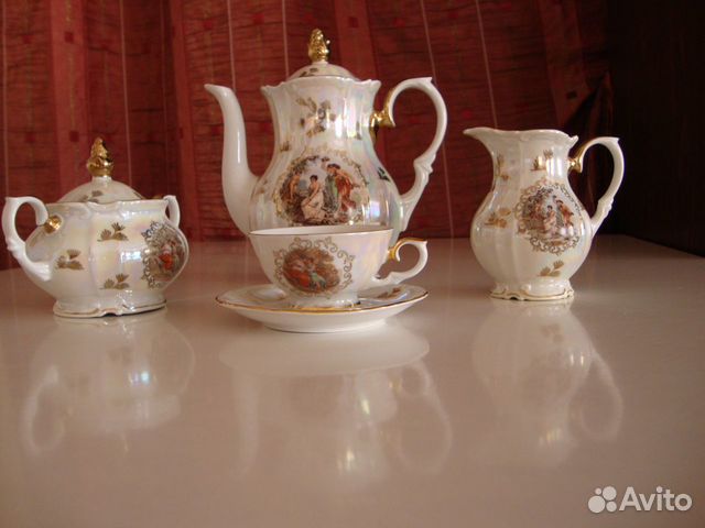 Кофейный сервиз Мадонна. Kahla. гдр Кофейный сервиз Мадонна. Kahla. гдр