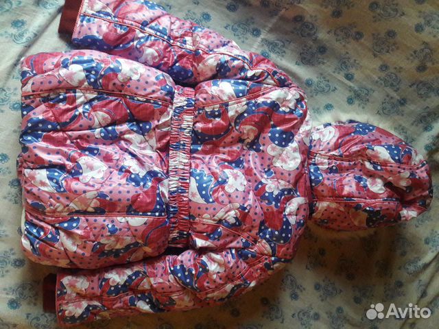 Зимний очень теплый комбинезон рост 116