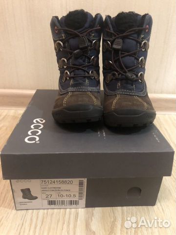 Продам детские зимние сапоги Ecco