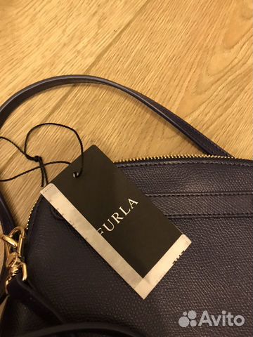 Сумка новая furla piper mini синяя