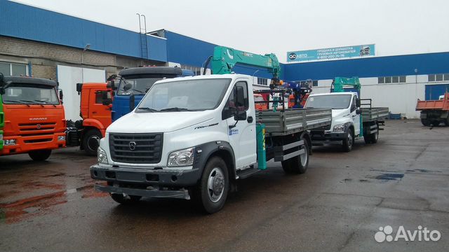 Газон Некст с кму манипулятор