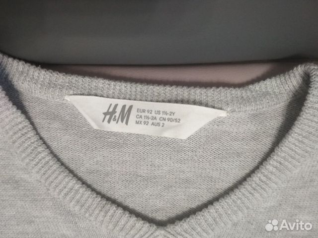 Серый свитер тонкой вязки H&M