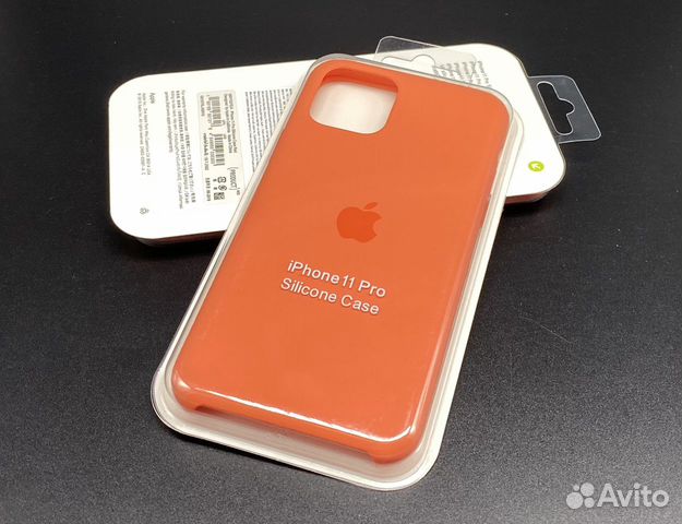 Оригинал iPhone 11 Pro Чехол Silicone Персик Оранж Оригинал iPhone 11 Pro Чехол Silicone Персик Оранж