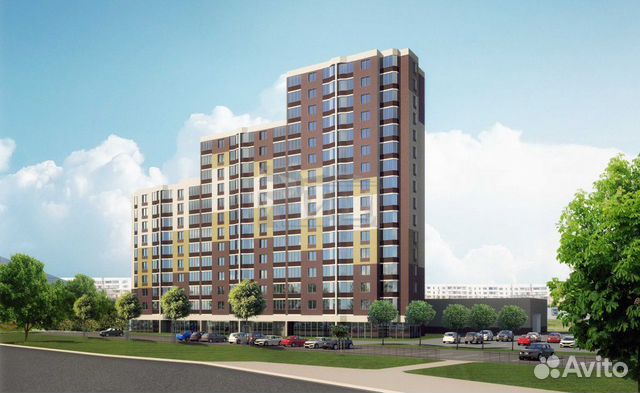 2-к квартира, 62 м², 11/16 эт.