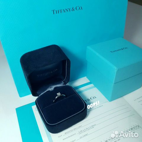 Кольцо Tiffany & Co Princess оригинал 0.23 ct Кольцо Tiffany & Co Princess оригинал 0.23 ct