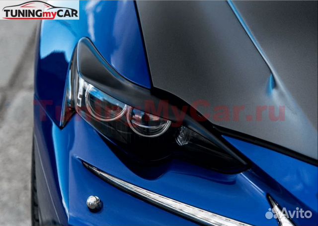 Реснички на фары Lexus IS (lll) 2013-2016 (абс)