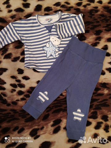 Два костюма на мальчика 6-9 месяцев