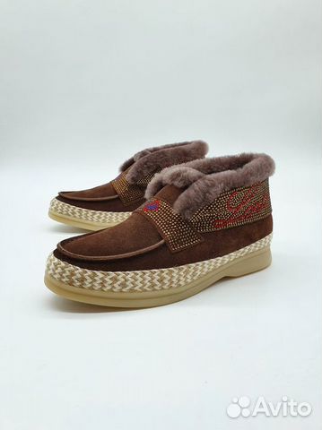 Лоферы женские Loro Piana замша Лоферы женские Loro Piana замша