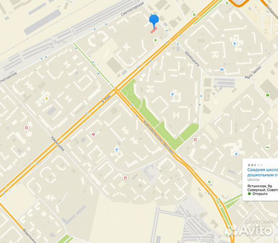 2-к квартира, 50 м², 8/17 эт.