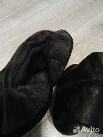 Сапоги, кожа