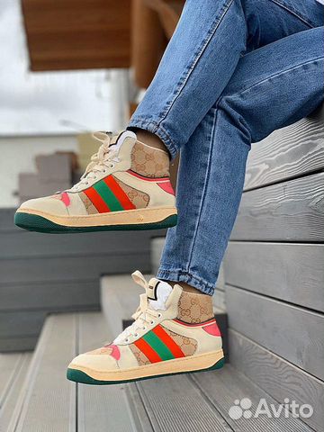 Кеды кожаные Gucci Кеды кожаные Gucci