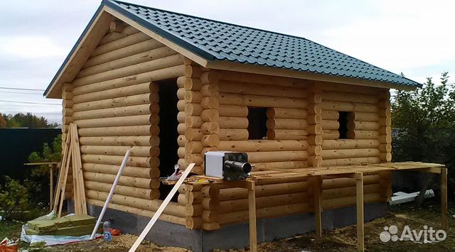 Сруб бани 5х5м (шестистенок) Сруб бани 5х5м (шестистенок)