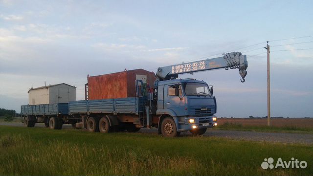 Услуги манипулятора на базе камаз с прицепом Услуги манипулятора на базе камаз с прицепом