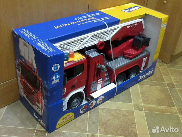 Bruder пожарная машина Scania, доставка по России