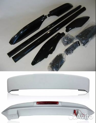 Рейлинги спойлер для Тойота Ленд Крузер Прадо 120 Рейлинги спойлер для Тойота Ленд Крузер Прадо 120