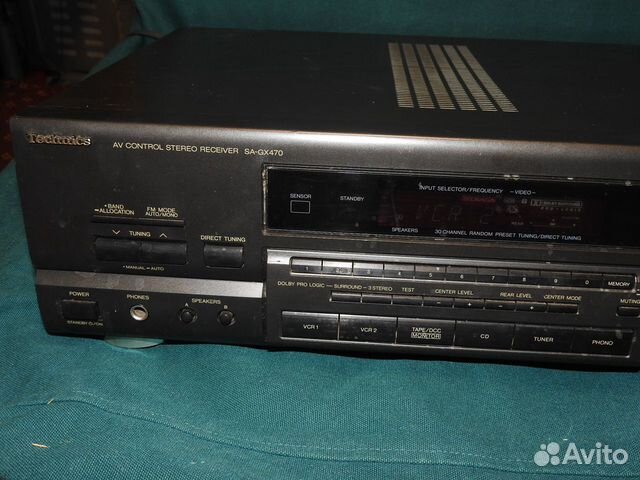 Усилитель мощности- ресивер technics SA-GX470 япон Усилитель мощности- ресивер technics SA-GX470 япон