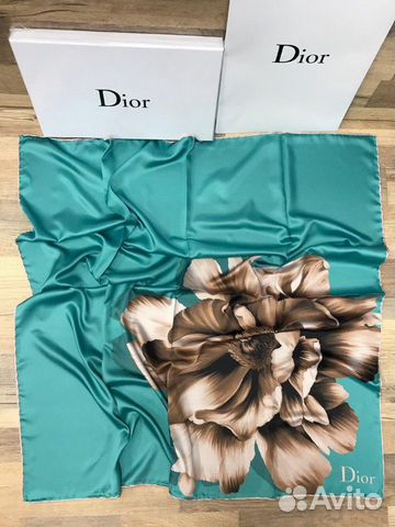 Новый женский шелковый платок Dior Новый женский шелковый платок Dior