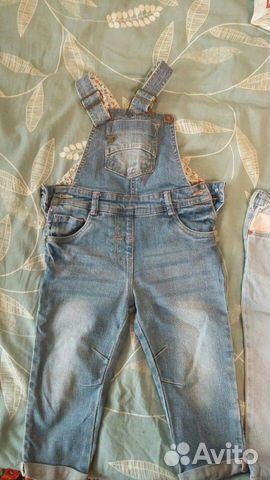 Комбинезон джинсовый baby go и джинсы Zara для дев Комбинезон джинсовый baby go и джинсы Zara для дев
