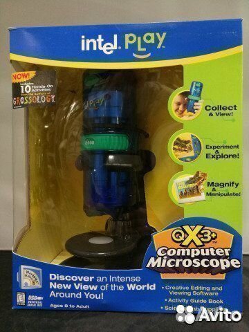 Микроскоп Электронный intel play QX3 новый