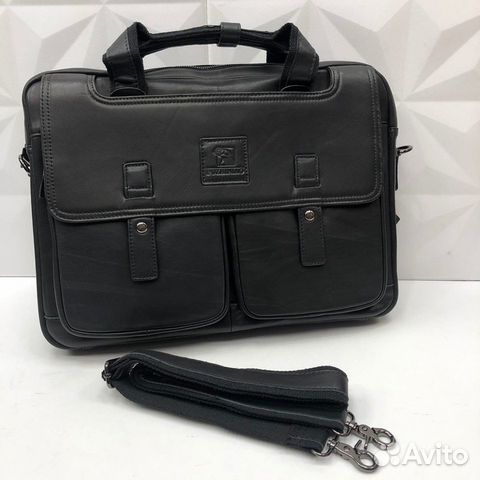 Новая мужская сумка портфель из кожи Fuzhiniao 2 Новая мужская сумка портфель из кожи Fuzhiniao 2