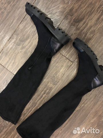 Сапоги ботфорты zara Сапоги ботфорты zara